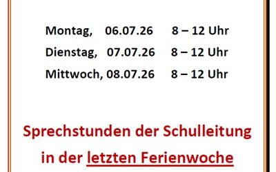 Kanzleitage der Schulleitung