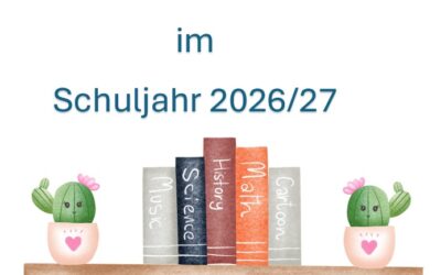 Herzlich willkommen im neuen Schuljahr
