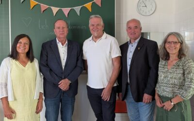 Unsere Bürgermeister*innen begrüßen die Erstklässler*innen